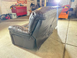 FREE DELIVERY 🚚  Ashley furniture Real Leather brown Couch, sofa,recliner
