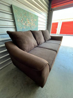 Brown SOFA THREE SEATE (comfy)