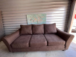 Brown SOFA THREE SEATE (comfy)
