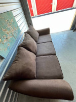 Brown SOFA THREE SEATE (comfy)