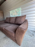 Brown SOFA THREE SEATE (comfy)