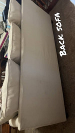 Off white sofa and Loveseat