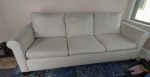 Pottery Barn queen sleeper sofa with memory foam mattress