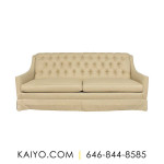 Chaddock Tufted Skirted Three Cushion Sofa (Was 5500)