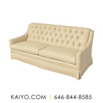 Chaddock Tufted Skirted Three Cushion Sofa (Was 5500)