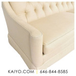Chaddock Tufted Skirted Three Cushion Sofa (Was 5500)