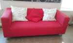 Ikea  red sofa set
