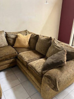 sectional sofa and ottoman