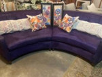 2pc curve sectional sofa