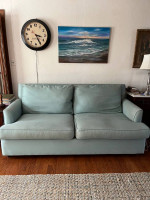 Nice Sofa Beach seafoam blue green