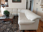 Modular Sectional Leather Sofa
