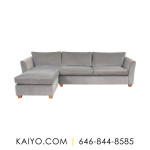 Classic Sofa Custom Flared Arm Chaise Sectional (Was 11750)
