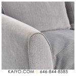 Classic Sofa Custom Flared Arm Chaise Sectional (Was 11750)