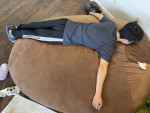 Latitude Run Large Bean Bag Sofa for Sale