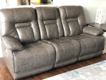 Italian Leather Power Reclining Sofa