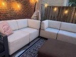 Crate & Barrel Outdoor Sectional sofa