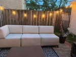 Crate & Barrel Outdoor Sectional sofa