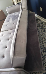 The perfect sleeper sofa for guests!