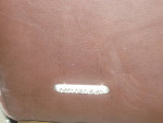 Leather 3 cushion sofa-Cabin? -Pet free-no smoking home