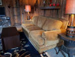 Brown sofa