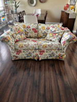 Beautiful flowered sofa