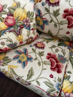 Beautiful flowered sofa