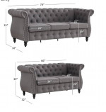 Sofa and love seat