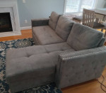 Sofa W/ Chase Lounge & Pullout