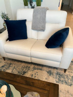 Leather Power Recline Sofa & Loveseat