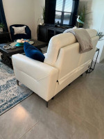 Leather Power Recline Sofa & Loveseat