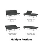 DHP Emily Convertible Tufted Futon Sofa