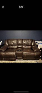 Leather sofa