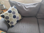 Complete your home with this gray sofa