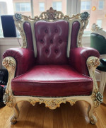 Vintage European Renaissance Style sofa
