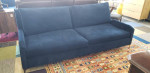 SOFA CONTEMPOARY, BLUE VELVET