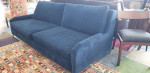 SOFA CONTEMPOARY, BLUE VELVET