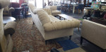 SOFA, BUTTON TUFTED, VELVET