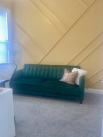 *MUST GO* Green Convertible Sofa