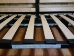 Ikea LYCKSELE Sleeper sofa bed futon wood + steel frame (no mattress)