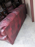 High end leather sofa, loveseat, chair and ottoman