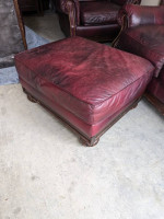 High end leather sofa, loveseat, chair and ottoman