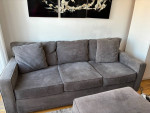 Beautiful sofa 3 place + Ottaman
