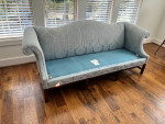 Chippendale Style Upholstered Sofa