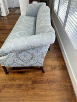 Chippendale Style Upholstered Sofa