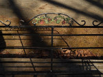 Antique Wrought Iron style patio outdoor sofa couch frame