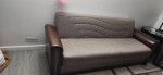 Two sleeping couch, 1 sleeping sofa chair and coffee table