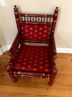 Stunning Indian style sofa set. Please read full description.