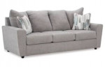 Stairatt gray heavy duty Sofa with two pillows