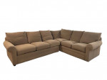 MUST SELL MAKE OFFER Bassett Sofa Sectional Rolled Arm 2 Pc Couch