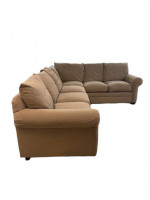 MUST SELL MAKE OFFER Bassett Sofa Sectional Rolled Arm 2 Pc Couch